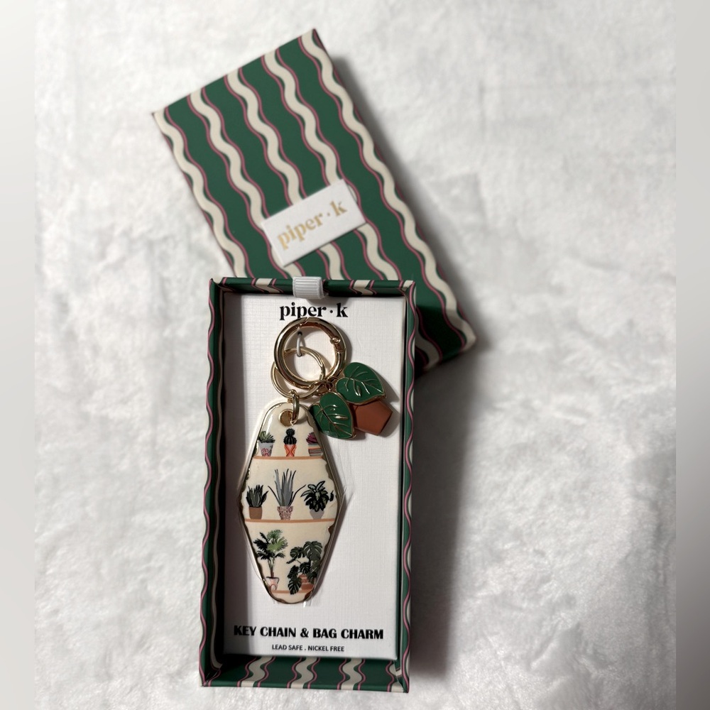 Piper K Plant Key Chain & Bag Charm - Picture 2 of 2